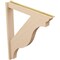 Ekena Millwork 5 1/2-in W x 38-in D x 46-in H Funston Trad Rough Cedar Woodgrain TimberThane Outlooker, Primed Tan OUTUR055X38X46FST04RCPR - alternate 5